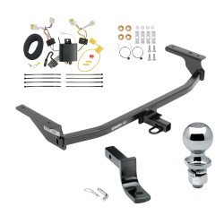 Trailer Tow Hitch For 17-20 Hyundai Elantra 4 Dr. Except Limited and Sport Complete Package w/ Wiring Draw Bar and 2" Ball Trailer Tow Hitch For 17-20 Hyundai Elantra 4 Dr. Except Limited and Sport Complete Package w/ Wiring Draw Bar and 2" Ball