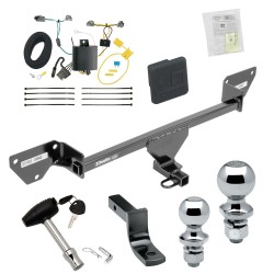 Trailer Tow Hitch For 16-19 Chevy Cruze Deluxe Package Wiring 2" and 1-7/8" Ball and Lock Trailer Tow Hitch For 16-19 Chevy Cruze Deluxe Package Wiring 2" and 1-7/8" Ball and Lock