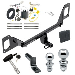 Trailer Tow Hitch For 2016 Honda Civic Coupe Except w/Center Exhaust Deluxe Package Wiring 2" and 1-7/8" Ball and Lock Trailer Tow Hitch For 2016 Honda Civic Coupe Except w/Center Exhaust Deluxe Package Wiring 2" and 1-7/8" Ball and Lock
