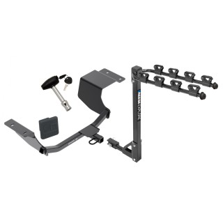Custom Fit Trailer Hitch4 Bike Carrier Security Lock Pin Rubber Hitch Plug Cover Installation Hardware Installation Instructions 24961 1393100G 580407 2211 Draw-Tite Trailer Tow Hitch 4 Bike Rack 11-19 Fiesta 5 Dr. Hatchback tilt away adult or child arm Trailer Tow Hitch w/ 4 Bike Rack For 11-19 Ford Fiesta 5 Dr. Hatchback tilt away adult or child arms fold down carrier w/ Lock and Cover
