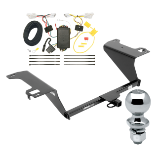 Trailer Tow Hitch For 11-14 Hyundai Sonata Except Hybrid Models Complete Package w/ Wiring Draw Bar and 2" Ball