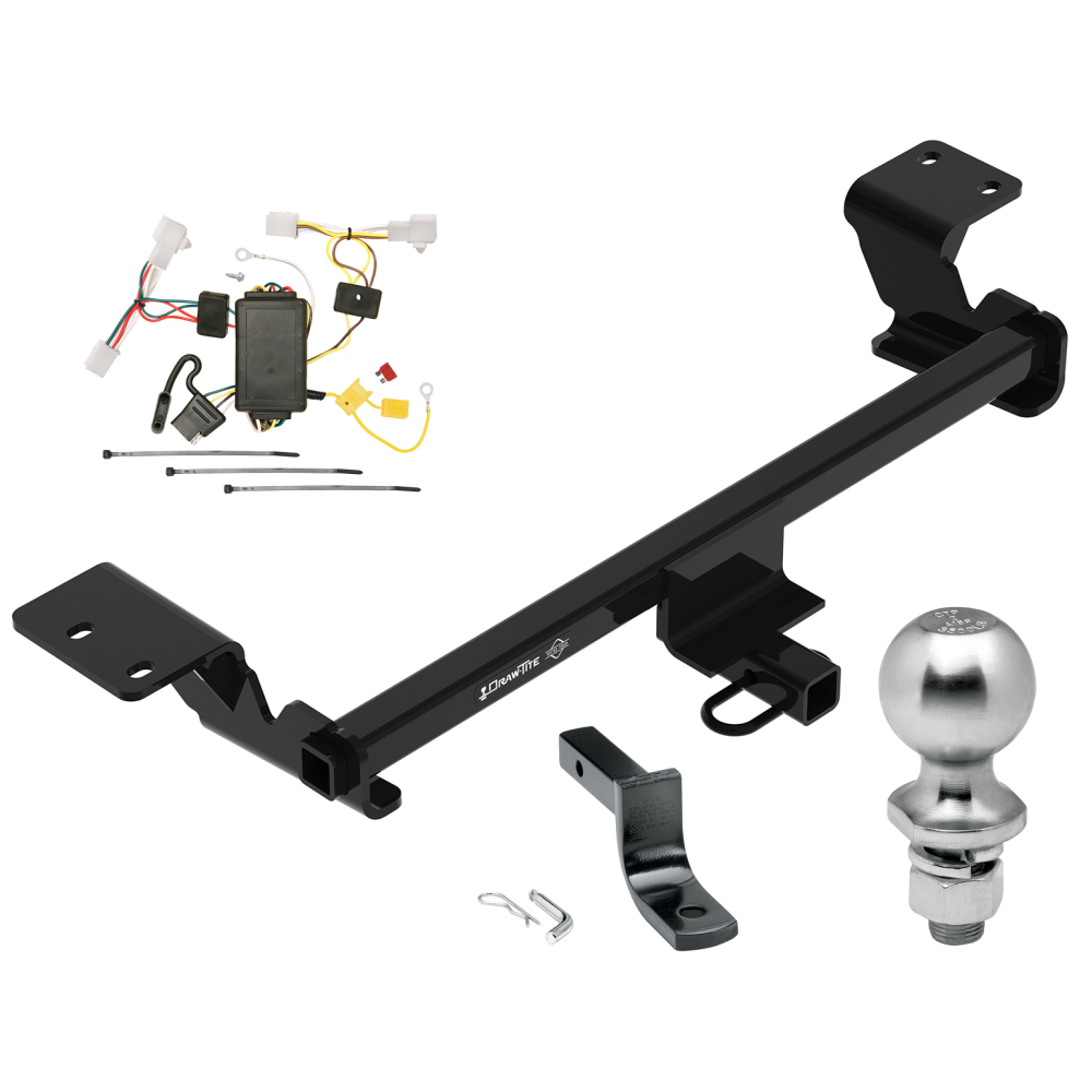 Trailer Tow Hitch For 10-15 Toyota Prius Complete Package ... toyota prius trailer wiring 