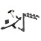 Custom Fit Trailer Hitch4 Bike Carrier Security Lock Pin Rubber Hitch Plug Cover Installation Hardware Installation Instructions 24969 1393100G 580407 2211 Draw-Tite Trailer Tow Hitch 4 Bike Rack 14-18 FIAT 500L tilt away adult or child arms fold down c Trailer Tow Hitch w/ 4 Bike Rack For 14-18 FIAT 500L tilt away adult or child arms fold down carrier w/ Lock and Cover