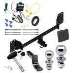 Custom Fit Trailer Hitch Draw-Bar w/ Pin/Clip Wiring Harness (Requires Splicing)1-7/8" and 2" Chrome Ball Security Lock Pin Rubber Hitch Plug Cover Installation Hardware Installation Instructions 249720 119148 63820 63810 580407 2211 Draw-Tite Trailer Tow Hitch For 2020-2022 Honda Accord Deluxe Package Wiring 2" and 1-7/8" Ball and Lock