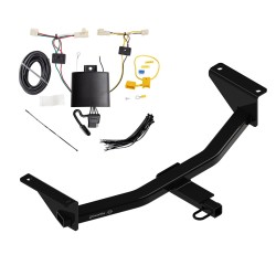 Trailer Tow Hitch w/ Wiring For 19-24 Mazda 3 Sedan 1-1/4" Towing Receiver Class 1 Trailer Tow Hitch w/ Wiring For 19-24 Mazda 3 Sedan 1-1/4" Towing Receiver Class 1