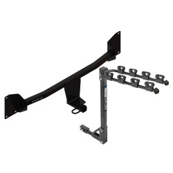 Trailer Tow Hitch w/ 4 Bike Rack For 20-22 Volkswagen Passat tilt away adult or child arms fold down carrier w/ Lock and Cover Trailer Tow Hitch w/ 4 Bike Rack For 20-22 Volkswagen Passat tilt away adult or child arms fold down carrier w/ Lock and Cover