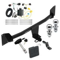 Trailer Tow Hitch For 20-22 Volkswagen Passat without LED Taillights Deluxe Package Wiring 2" and 1-7/8" Ball and Lock Trailer Tow Hitch For 20-22 Volkswagen Passat without LED Taillights Deluxe Package Wiring 2" and 1-7/8" Ball and Lock