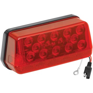 271595 Wesbar 8-Function Trailer Taillight Left/Roadside LED Wrap-Around Wesbar Wrap-Around LED Waterproof Trailer Taillight 8-Function Over 80in Left/Roadside