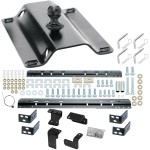 Reese Pro Series 25K Gooseneck PlateBase Rail Kit Rail Brakets and Hardware 4 Pins and 4 Clips Adapter Bracket 58405 49080 30035 58405 Reese Reese 25K Gooseneck Trailer Hitch Rails 2004-2015 Nissan Titan Base Rail Kit Brackets and Hardware Heavy Duty 04 0 Reese 25K Gooseneck Trailer Hitch w/ Rails For 2004-2015 Nissan Titan Base Rail Kit Brackets and Hardware Heavy Duty