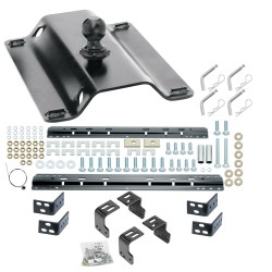 Reese 25K Gooseneck Trailer Hitch w/ Rails For 2004-2014 Ford F150 Base Rail Kit Brackets and Hardware Heavy Duty