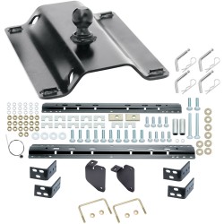 Reese 25K Gooseneck Trailer Hitch w/ Rails For 2013-2024 RAM 3500  Base Rail Kit Brackets and Hardware Heavy Duty Reese 25K Gooseneck Trailer Hitch w/ Rails For 2013-2024 RAM 3500  Base Rail Kit Brackets and Hardware Heavy Duty