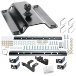 25,000 lb Gooseneck PlateBase Rail Kit Rail Brakets and Hardware 4 Pins and 4 Clips Required Adapter kit part 58522 49080 30035 58522 Reese Reese 25K Gooseneck Trailer Hitch Rails 14-22 RAM 2500 Base Rail Kit Brackets and Hardware Heavy Duty 14 15 16 17 Reese 25K Gooseneck Trailer Hitch w/ Rails For 14-24 RAM 2500 Base Rail Kit Brackets and Hardware Heavy Duty