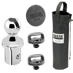 Reese Elite Pop-In Trailer Hitch Ball for Ford Super Duty and Nissan Titan XD Under-Bed Gooseneck Hitches Reese Elite Pop-In Trailer Hitch Ball for Ford Super Duty and Nissan Titan XD Under-Bed Gooseneck Hitches