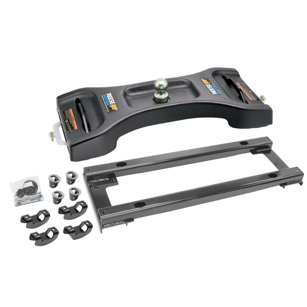 Elite Series Under Bed Fifth Wheel Rail KitCustom Fit Mounting Brackets Elite Series Gooseneck 25K (Pre-Assembled)Installation Hardware Installation Instructions 30852 30845 Reese Reese Elite Rails 25K Gooseneck Hitch 10-12 Dodge Ram 2500 3500 with Inst Reese Elite Rails 25K Gooseneck Hitch for 10-12 Dodge Ram 2500 3500 with Installation Kit Under-Bed Reese Elite Gooseneck Trailer Hitch