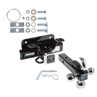 Custom Fit Trailer Hitch Tri-Ball Trailer Hitch Ball Mount w/ Pin/Clip 33072 7031400 63240 Reese Trailer Tow Hitch Receiver 03-08 Dodge Ram 1500 2500 3500 w/Tri-Ball Triple Ball 1-7/8" 2" 2-5/16" 03 04 05 06 07 08 09 2003 2004 2004 2005 200 Reese Trailer Tow Hitch Receiver For 03-08 Dodge Ram 1500 2500 3500 w/Tri-Ball Triple Ball 1-7/8" 2" 2-5/16"