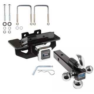 Custom Fit Trailer Hitch Tri-Ball Trailer Hitch Ball Mount w/ Pin/Clip 33082 7031400 63240 Reese Trailer Tow Hitch Receiver 07-09 Chrysler Aspen 04-09 Dodge Durango w/Tri-Ball Triple Ball 1-7/8" 2" 2-5/16" 04 05 06 07 08 09 2004 2005 2006 2 Reese Trailer Tow Hitch Receiver For 07-09 Chrysler Aspen 04-09 Dodge Durango w/Tri-Ball Triple Ball 1-7/8" 2" 2-5/16"