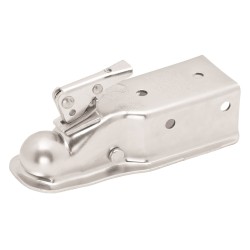Fulton Fas-Lok Trailer Coupler 3" Channel Tongue 2" Ball 6,000 lbs. Trigger Latch Zinc