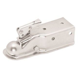 34600 0301 Fulton Fas-Lok Straight Trailer Hitch Coupler 2 inch Diameter 6000 lbs. Capacity 3" Channel Width Fulton Fas-Lok Trailer Coupler 3" Channel Tongue 2" Ball 6,000 lbs. Trigger Latch Zinc