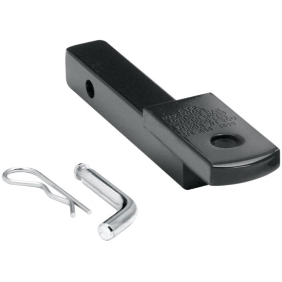 3590 Draw-Tite Trailer Hitch Ball Mount 2000 lbs. Capacity Fits 1-1/4 inch Receiver 5/8 inch Rise Black Class I 1-1/4" Trailer Hitch Drawbar Ball Mount Kit 2000 lbs 6-5/8" Long 5/8" Rise w/ Pin/Clip