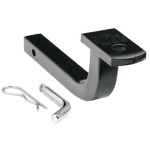 Class I 1-1/4" Trailer Hitch Drawbar Ball Mount Kit 2000 lbs 10" Long 4" Rise w/ Pin/Clip