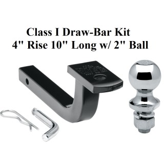 3594 63820 Draw-Tite Class 1 Drawbar kit 2" Trailer Hitch Ball 4" Rise 1-1/4" Receiver Mount Class 1 Drawbar kit w/ 2" Trailer Hitch Ball 4" Rise 1-1/4" Receiver Mount