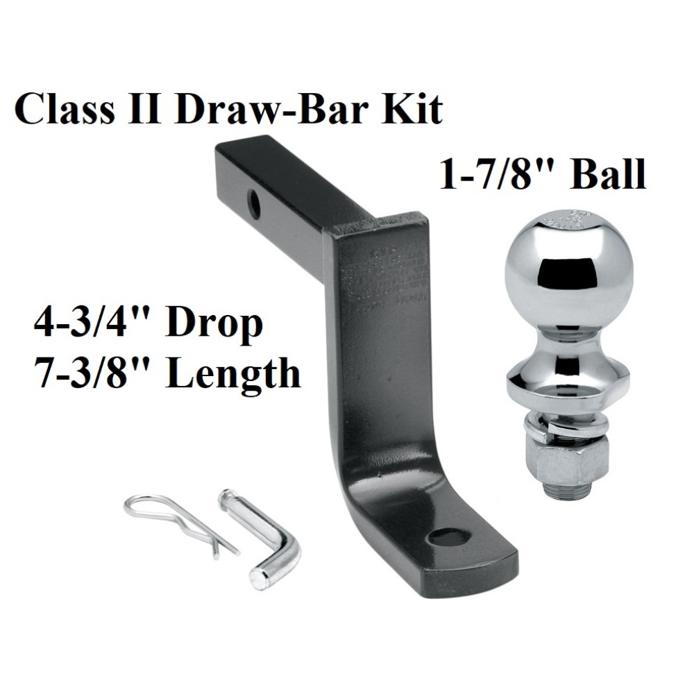 Draw-Tite 36078 Trailer Hitch Drawbar Kit Class II 1-1//4