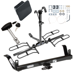 Trailer Tow Hitch For 89-98 Ford Thunderbird Lincoln Mark VIII Mercury Cougar Platform Style 2 Bike Rack Hitch Lock and Cover Trailer Tow Hitch For 89-98 Ford Thunderbird Lincoln Mark VIII Mercury Cougar Platform Style 2 Bike Rack Hitch Lock and Cover