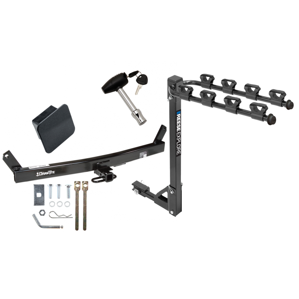 reese fold down 4 bike rack