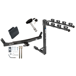 Trailer Tow Hitch w/ 4 Bike Rack For 93-04 Volvo 580 C70 S70 V70 tilt away adult or child arms fold down carrier w/ Lock and Cover Trailer Tow Hitch w/ 4 Bike Rack For 93-04 Volvo 580 C70 S70 V70 tilt away adult or child arms fold down carrier w/ Lock and Cover