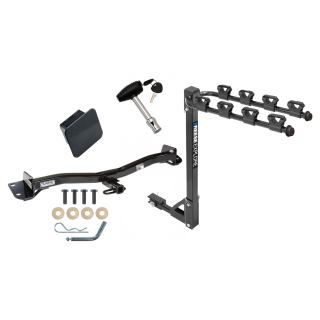 Custom Fit Trailer Hitch 4 Bike Carrier Security Lock Pin Rubber Hitch Plug Cover Installation Hardware Installation Instructions 36298 1393100G 580407 2211 Draw-Tite Trailer Tow Hitch 4 Bike Rack 98-03 Toyota Sienna tilt away adult or child arms fold d Trailer Tow Hitch w/ 4 Bike Rack For 98-03 Toyota Sienna tilt away adult or child arms fold down carrier w/ Lock and Cover