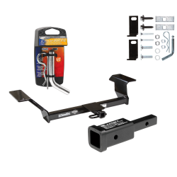 Trailer Tow Hitch For 00-09 Buick LeSabre Lucerne Pontiac Bonneville Oldsmobile Aurora w/ 2" Adapter and Pin/Clip