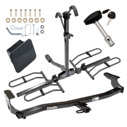 Trailer Tow Hitch For 98-08 Subaru Forester Class 2 Platform Style 2 Bike Rack Hitch Lock and Cover Trailer Tow Hitch For 98-08 Subaru Forester Class 2 Platform Style 2 Bike Rack Hitch Lock and Cover