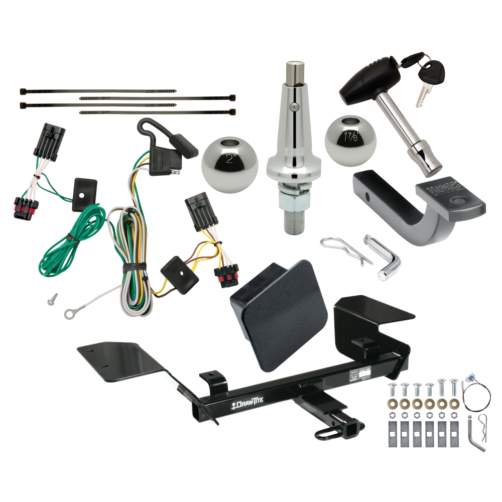 Draw-Tite Class 2 Trailer Hitch Kit For 00–05 Chevy Impala – W/ Wiring Harness & Draw Bar