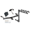 Trailer Tow Hitch w/ 4 Bike Rack For 07-10 Ford Edge Lincoln MKX tilt away adult or child arms fold down carrier w/ Lock and Cover
