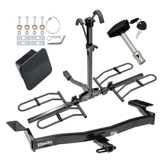 Custom Fit Trailer Hitch2 Bike Carrier Rail Rack Security Lock Pin Rubber Hitch Plug Cover Installation Hardware Installation Instructions 36447 63134 580407 2211 Draw-Tite Trailer Tow Hitch 07-10 Edge Lincoln MKX Platform Style 2 Bike Rack Hitch Lock an Trailer Tow Hitch For 07-10 Ford Edge Lincoln MKX Platform Style 2 Bike Rack Hitch Lock and Cover