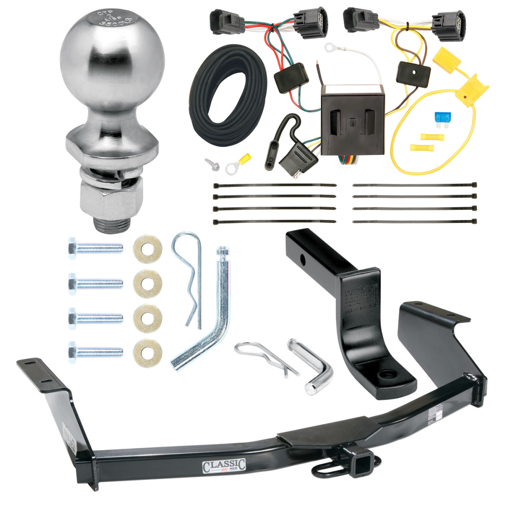 Trailer Tow Hitch For 08-12 Jeep Liberty Complete Package