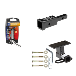 Trailer Tow Hitch For 09-18 Volkswagen Tiguan Class 2 w/ 2" Adapter and Pin/Clip