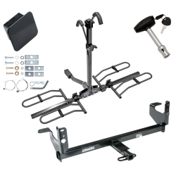Trailer Tow Hitch For 08-12 Chevy Malibu LTZ 07-09 Saturn Aura Platform Style 2 Bike Rack Hitch Lock and Cover Trailer Tow Hitch For 08-12 Chevy Malibu LTZ 07-09 Saturn Aura Platform Style 2 Bike Rack Hitch Lock and Cover