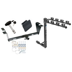 Trailer Tow Hitch w/ 4 Bike Rack For 09-14 Hyundai Genesis 4 Dr Sedan tilt away adult or child arms fold down carrier w/ Lock and Cover Trailer Tow Hitch w/ 4 Bike Rack For 09-14 Hyundai Genesis 4 Dr Sedan tilt away adult or child arms fold down carrier w/ Lock and Cover