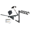 Custom Fit Trailer Hitch 4 Bike Carrier Security Lock Pin Rubber Hitch Plug Cover Installation Hardware Installation Instructions 36492 1393100G 580407 2211 Draw-Tite Trailer Tow Hitch 4 Bike Rack 10-19 Taurus 4 Dr Sedan tilt away adult or child arms fo Trailer Tow Hitch w/ 4 Bike Rack For 10-19 Ford Taurus 4 Dr Sedan tilt away adult or child arms fold down carrier w/ Lock and Cover