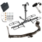Trailer Tow Hitch For  05-12 Ford Escape Mazda Tribute Mercury Mariner Platform Style 2 Bike Rack Hitch Lock and Cover