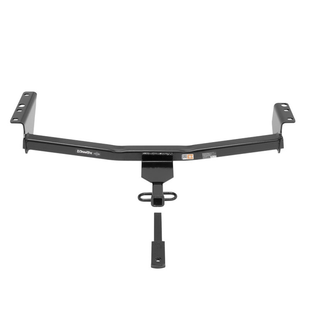 Trailer Tow Hitch For 08-20 Nissan Rogue Class 2 Complete Package w/ Wiring Draw Bar Kit and 2" Ball