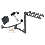Custom Fit Trailer Hitch 4 Bike Carrier Security Lock Pin Rubber Hitch Plug Cover Installation Hardware Installation Instructions 36593 1393100G 580407 2211 Draw-Tite Trailer Tow Hitch 4 Bike Rack 17-21 KIA Sportage All Styles tilt away adult or child a Trailer Tow Hitch w/ 4 Bike Rack For 17-21 KIA Sportage All Styles tilt away adult or child arms fold down carrier w/ Lock and Cover