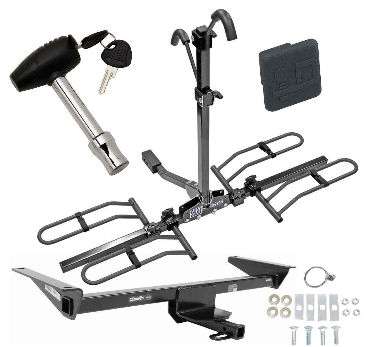 Trailer Tow Hitch For 18 22 Volkswagen Atlas Platform Style 2 Bike