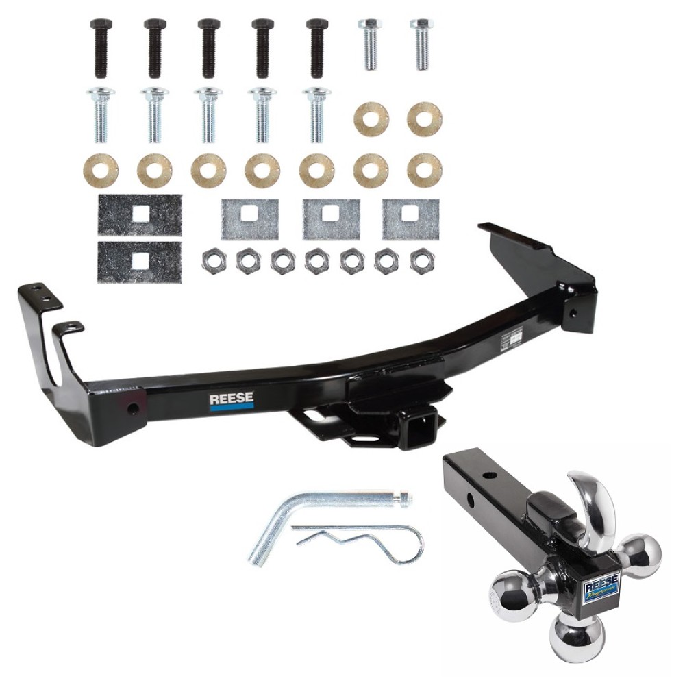 Custom Fit Trailer Hitch Tri-Ball Trailer Hitch Ball Mount w/ Pin/Clip 37070 7031400 63240 Reese Trailer Tow Hitch Receiver 94-03 Dodge Van B Series Ram 1500 2500 3500 w/Tri-Ball Triple Ball 1-7/8" 2" 2-5/16" 94 95 96 97 98 99 00 01 02 03 1 Reese Trailer Tow Hitch Receiver For 94-03 Dodge Van B Series Ram 1500 2500 3500 w/Tri-Ball Triple Ball 1-7/8" 2" 2-5/16"