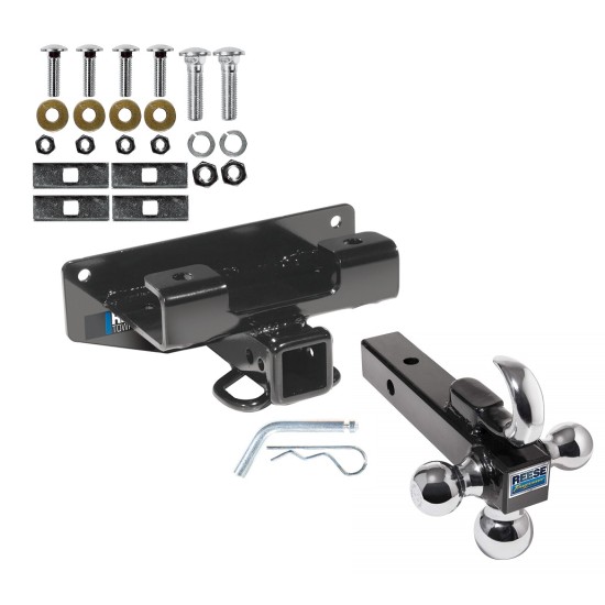 Reese Trailer Tow Hitch Receiver For 02-03 Dodge Ram 1500 w/Tri-Ball Triple Ball 1-7/8" 2" 2-5/16"