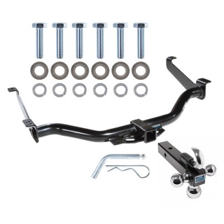 Custom Fit Trailer Hitch Tri-Ball Trailer Hitch Ball Mount w/ Pin/Clip 37092 7031400 63240 Reese Trailer Tow Hitch Receiver 04-15 Nissan Titan w/Tri-Ball Triple Ball 1-7/8" 2" 2-5/16" 04 05 06 07 08 09 10 11 12 13 14 15 2004 2005 2006 2007 Reese Trailer Tow Hitch Receiver For 04-15 Nissan Titan w/Tri-Ball Triple Ball 1-7/8" 2" 2-5/16"