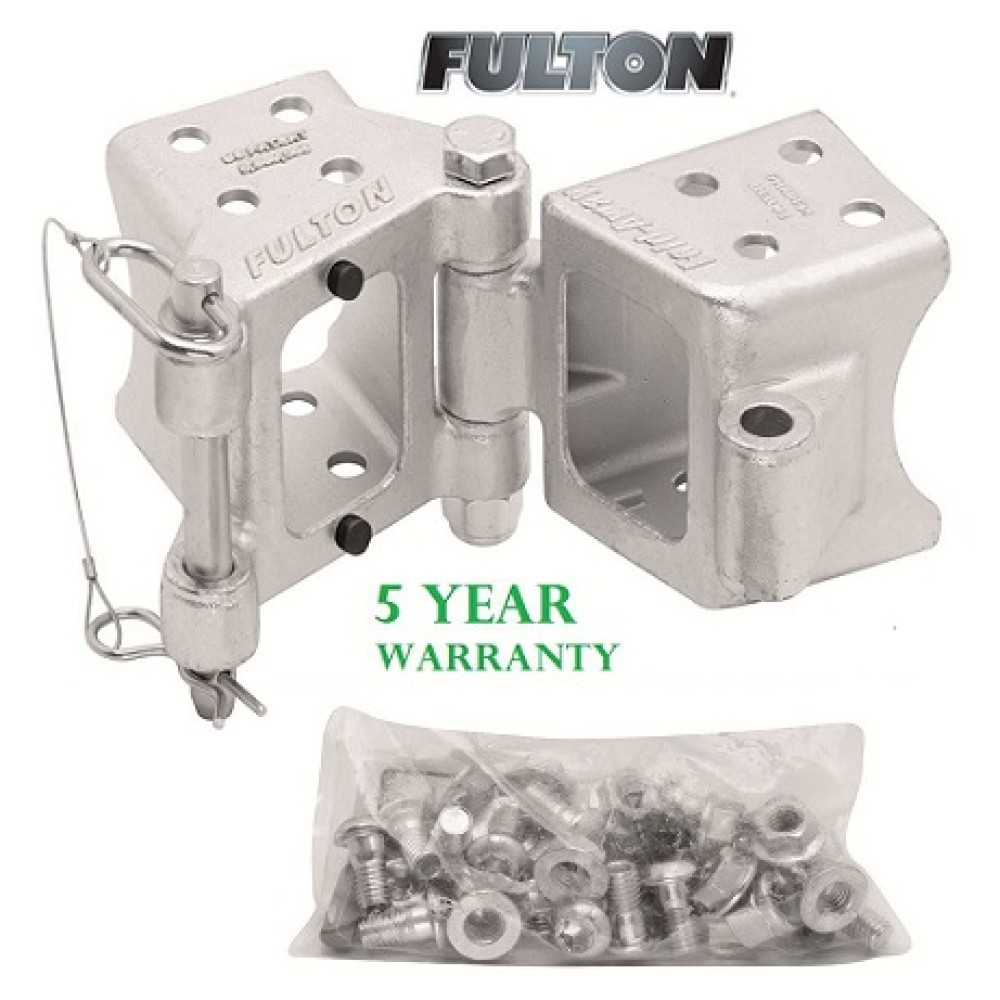 Fulton 3" x 5" BoltOn Trailer Hinge Kit FoldAway