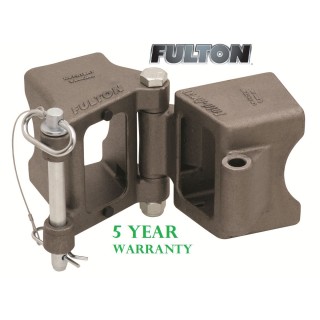 HDPW350300 Fulton Fold-Away Trailer Coupler Swing-Away Hinge Kit Weld On 9000 lbs. Capacity 3 inch x 5 inch Fulton 3" x 5" Weld-On Trailer Hinge Kit Fold-Away Coupler 9,000 lbs Tongue Frame