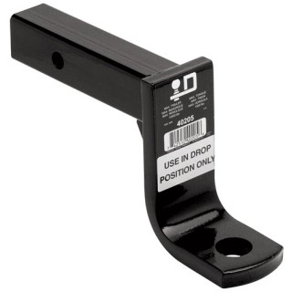 40205 Draw-Tite Trailer Hitch Ball Mount 10000 lbs. Capacity Fits 2 inch Receiver 6 inch Drop Black Ball Mount Draw-Bar 10000 lbs 9" Long 6" Drop Fits 2" x 2" Trailer Hitch Receiver
